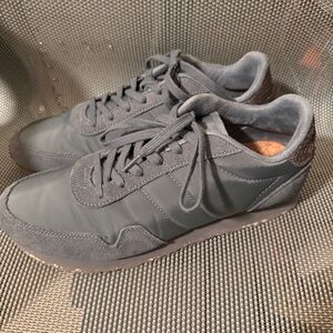 Woden Nora III Sneaker Blue Grey Suede Leather Nylon Casual Sport Walking Travel